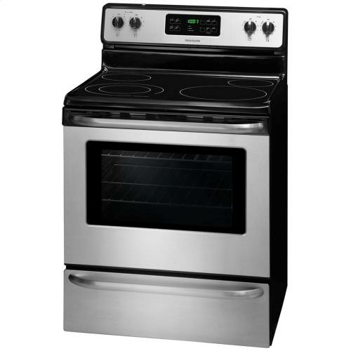 Frigidaire 30'' Freestanding Electric Range Stainless Steel-FFEF3048LS